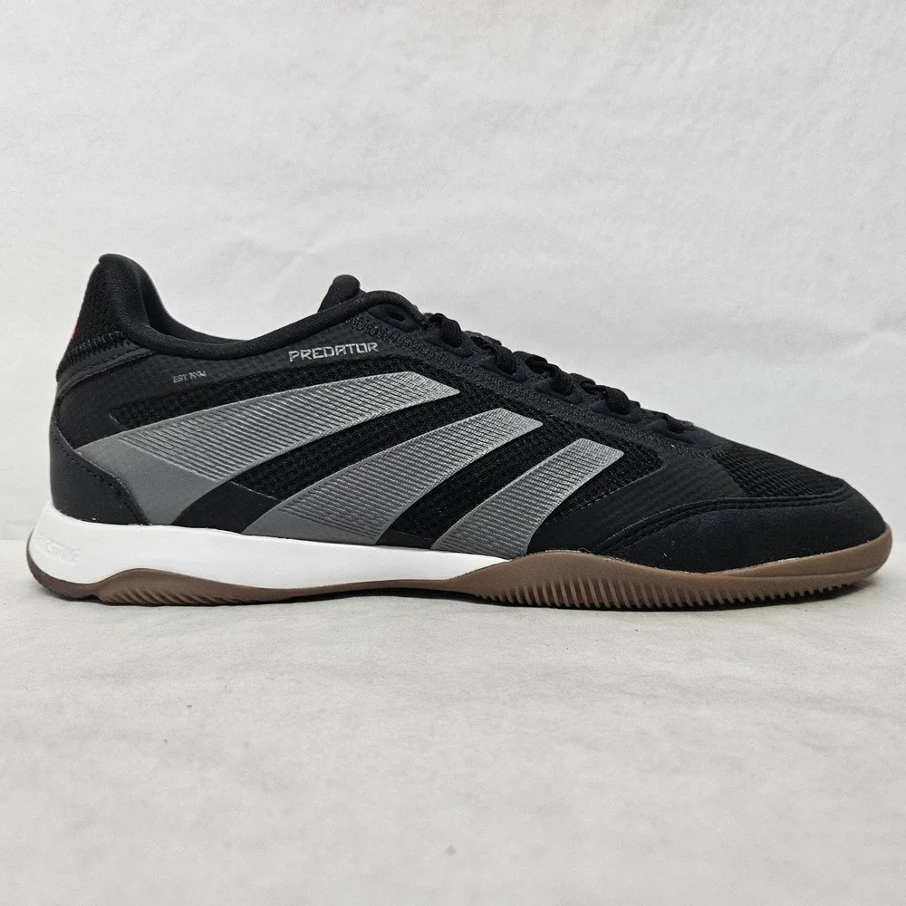Adidas Predator League Indoor‎ Soccer Shoes ID3781 Black Grey Red Mens Size 11